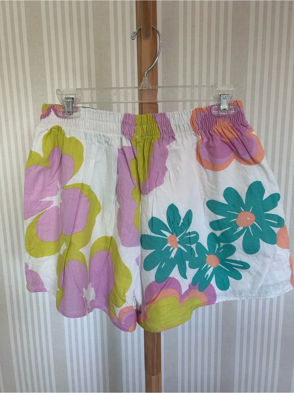 SABO Seona Top and Shorts Matching Set Bubblegum Floral Tropical Print Size S/M